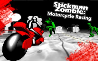 Image Stickman Zombie Motorcycle Racing